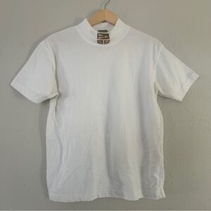 Christopher & Banks Classic Vintage White Mockneck Green Bay Packers T-Shirt NFL